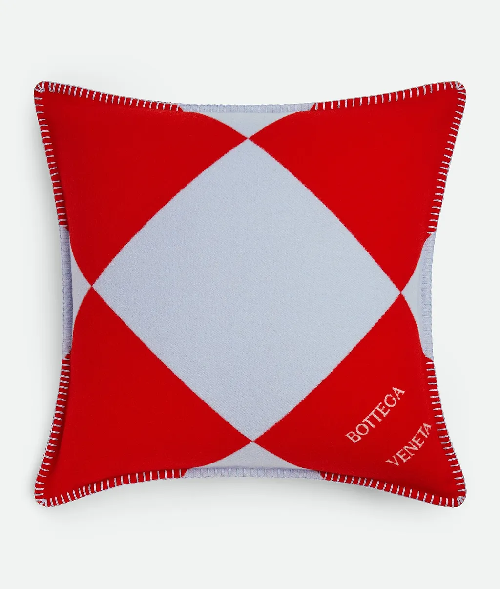Jacquard Check Cushion