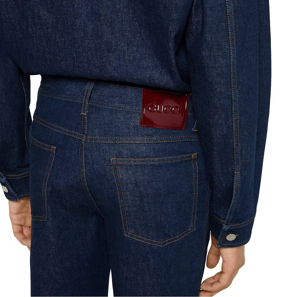 Slim Fit Cotton Denim Pant