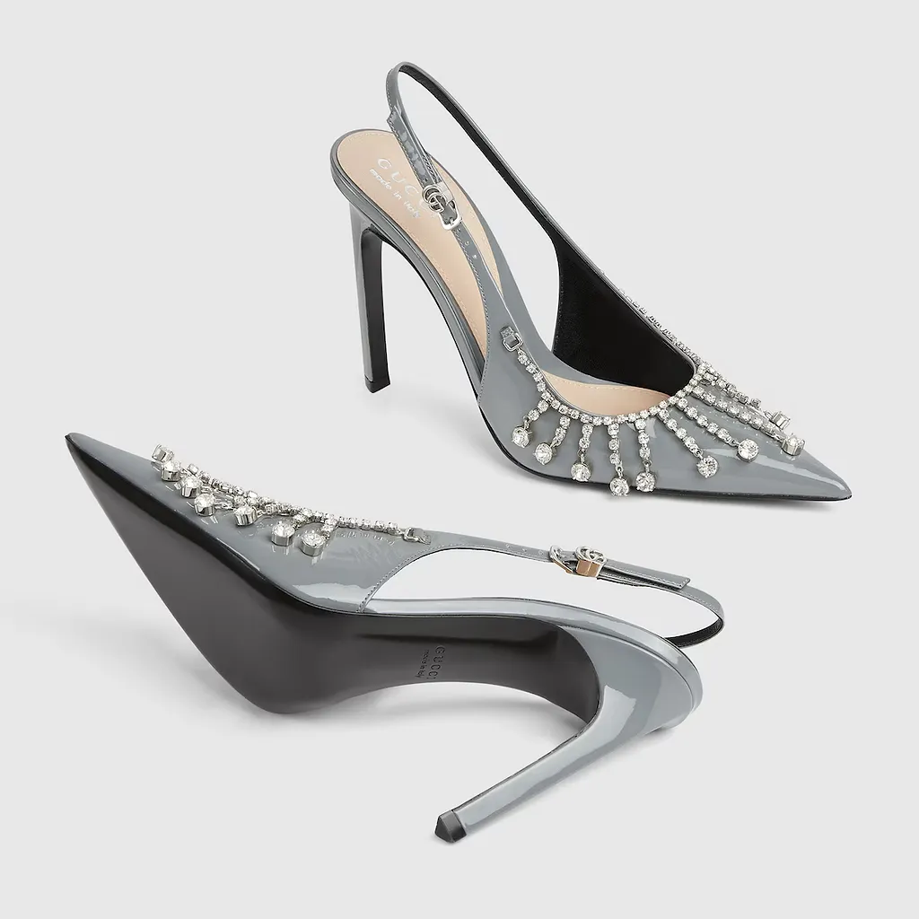 Pump With Crystal Chain