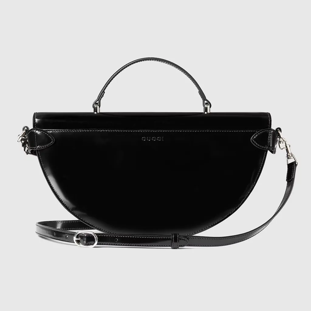 Medium Half-Moon Top Handle Bag