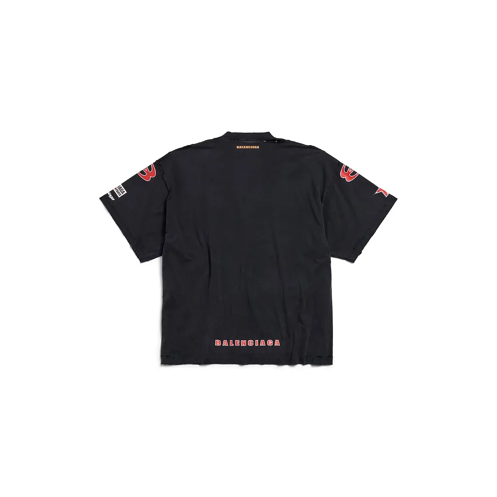 Sponsor Logos Oversized T-Shirt