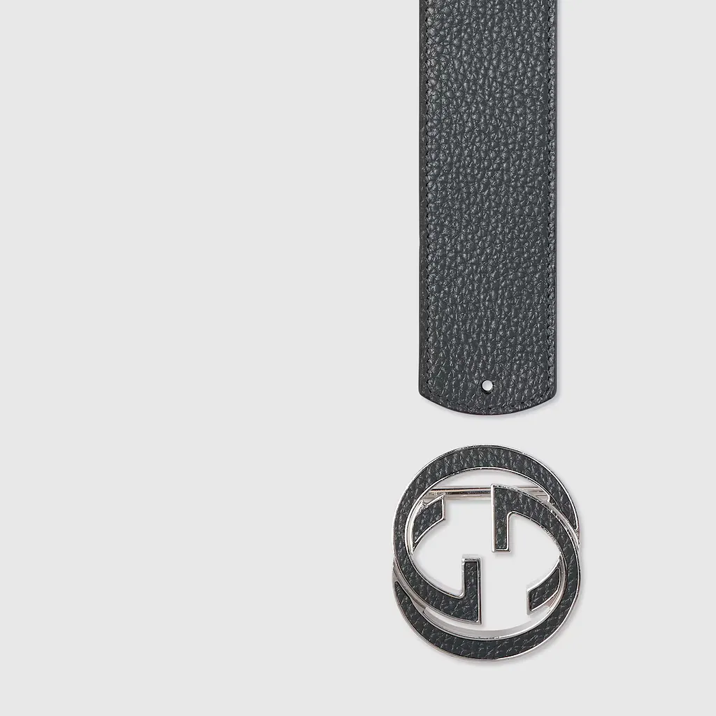 Reversible Belt With Interlocking G Buckle