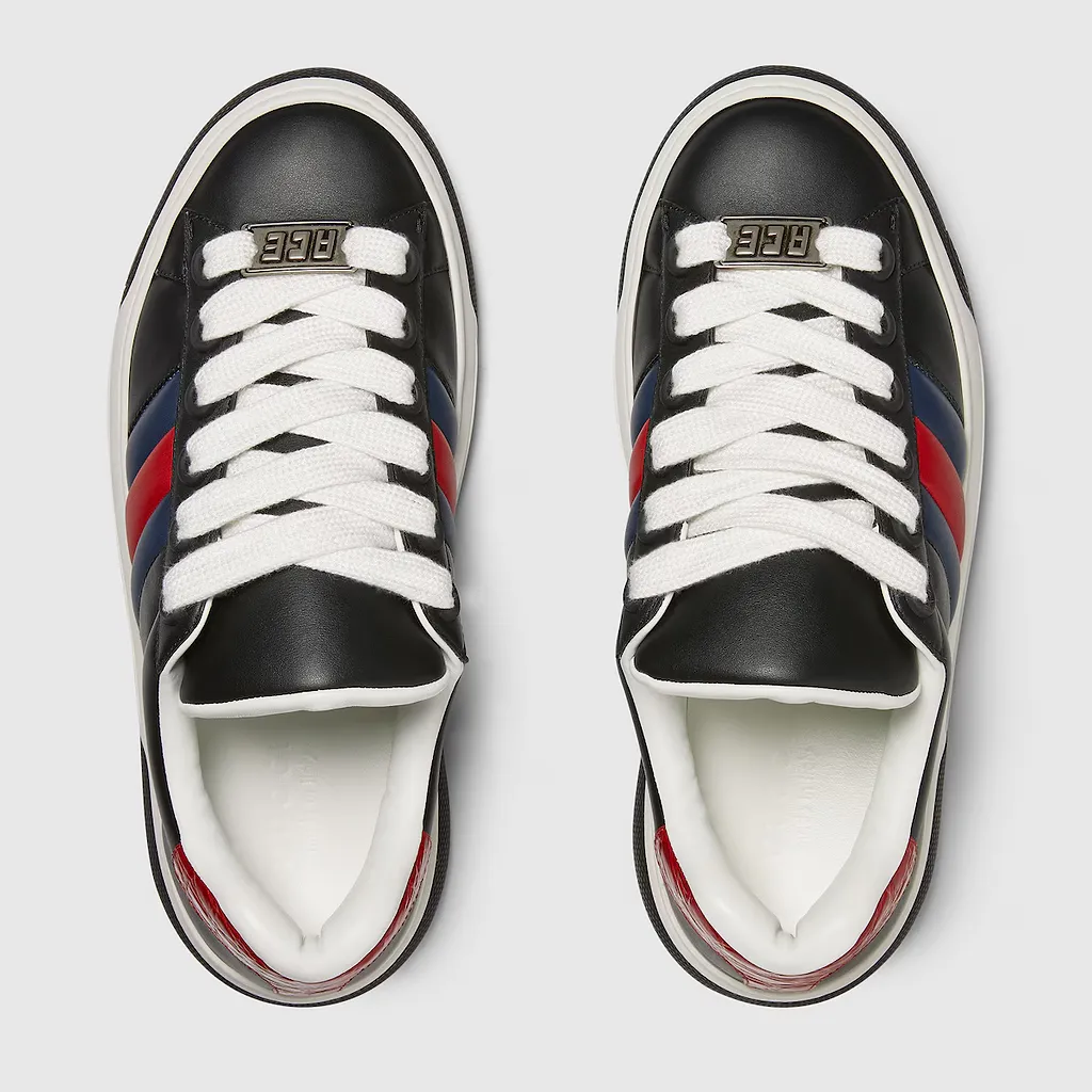 Gucci Ace Trainer With Web