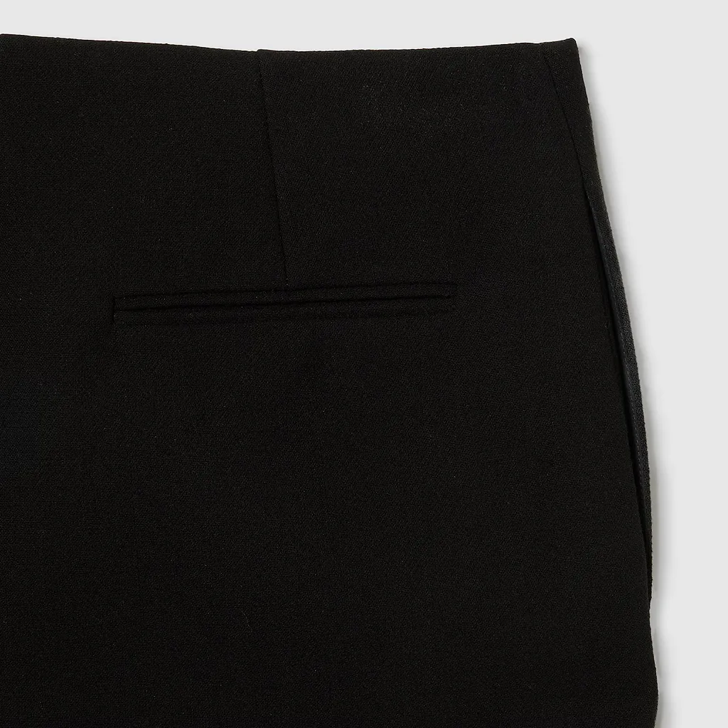 Wool CrÊPe Skirt