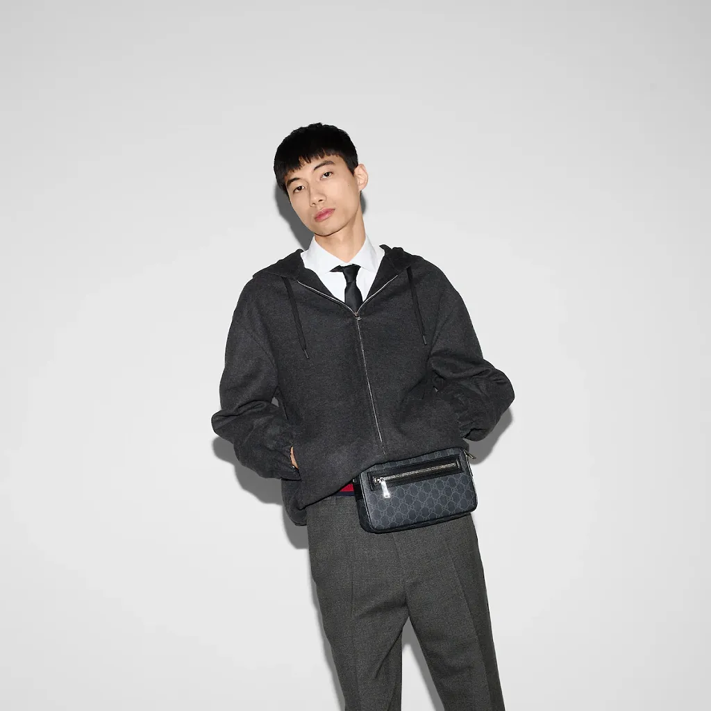 Gg Black Small Belt Bag