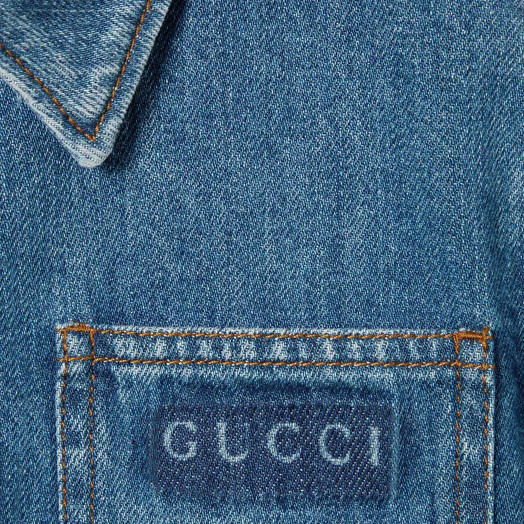 Children's Lasered Denim Shirt