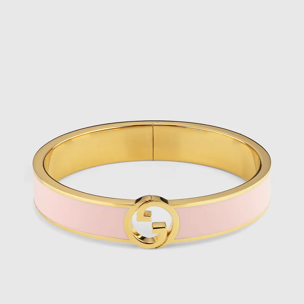 Gucci Blondie Enamel Cuff Bracelet