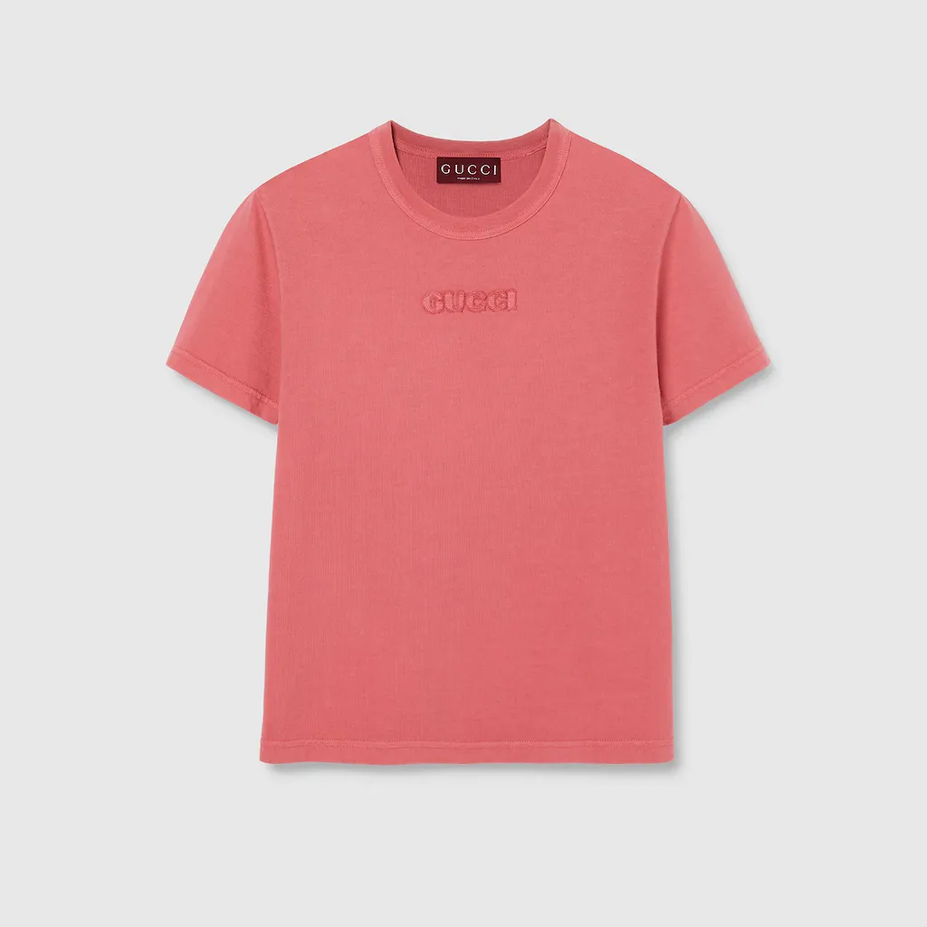 Embroidered Cotton Jersey T-Shirt