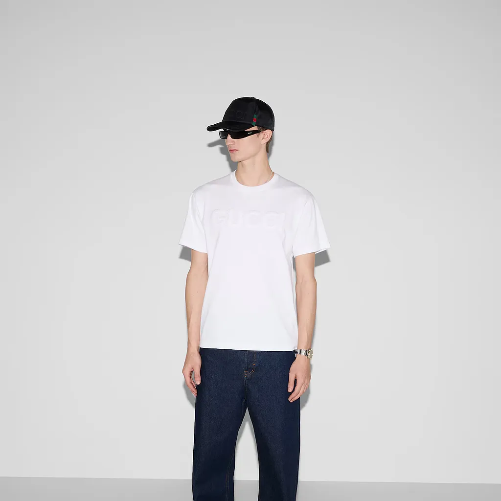 Embroidered Cotton Jersey T-Shirt