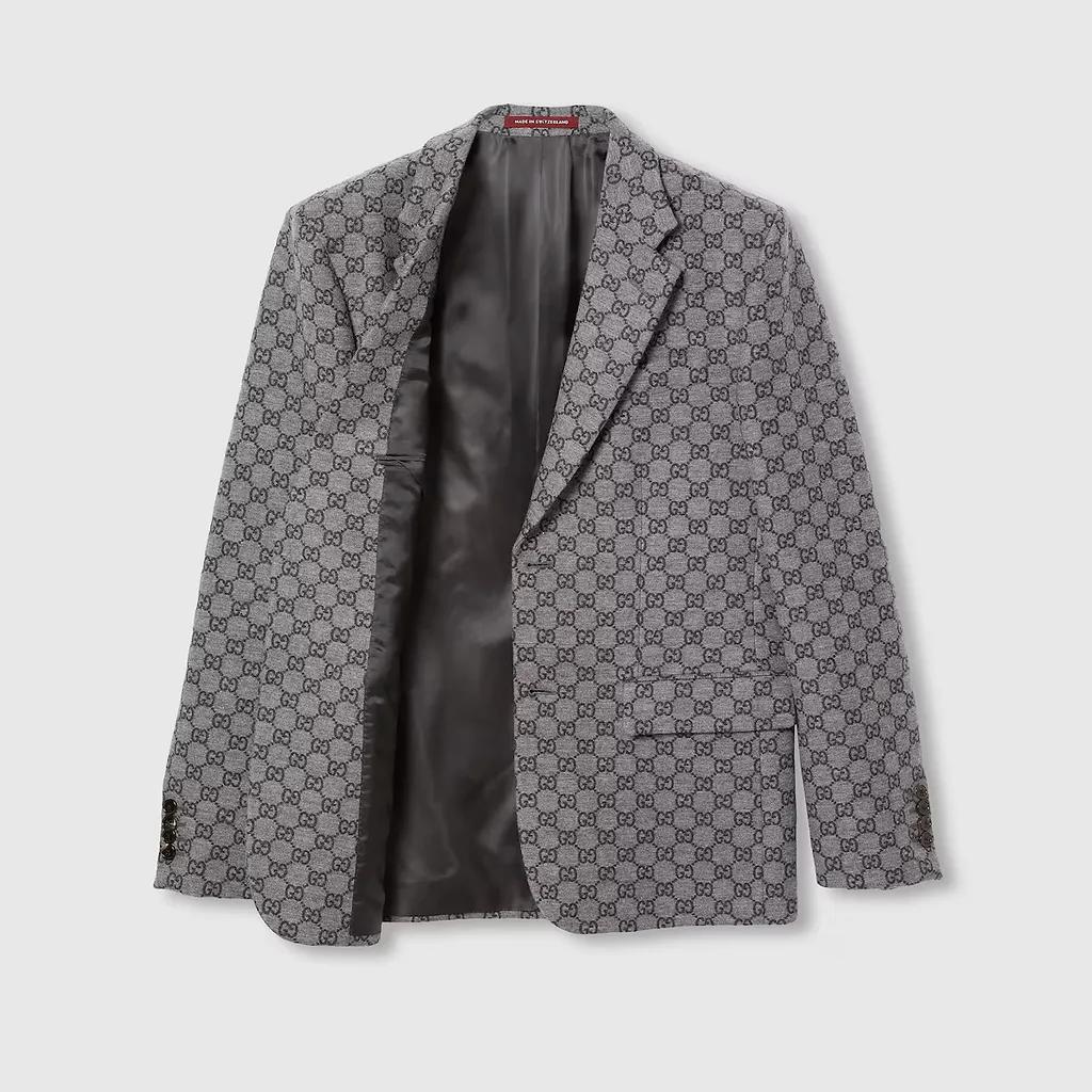Gg Wool Flannel Jacket