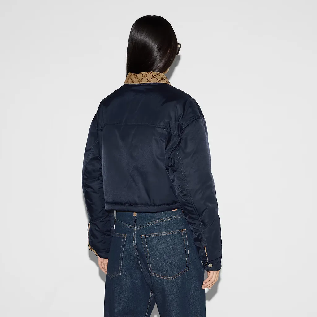 Reversible Gabardine Nylon Jacket