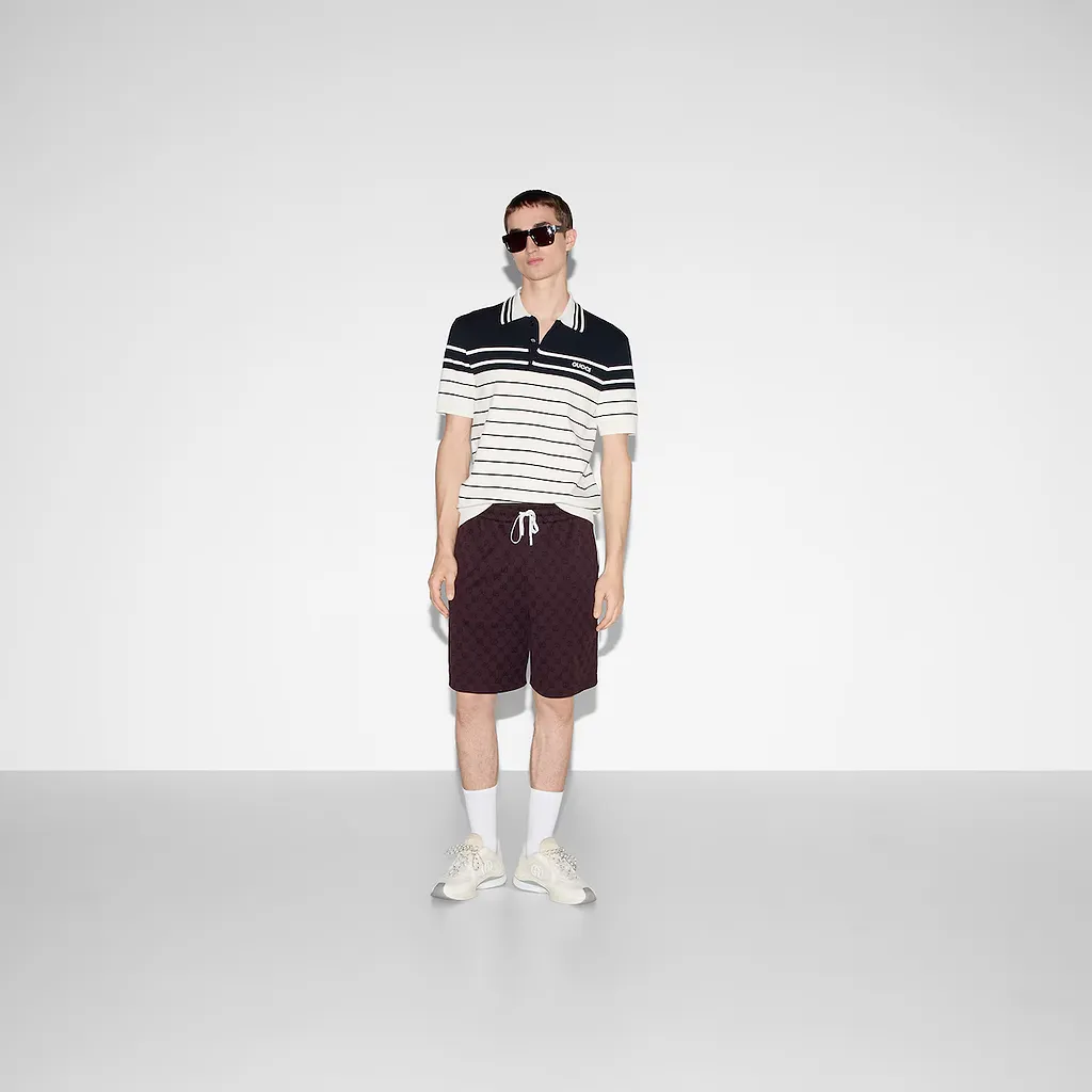 Gg Nylon And Cotton Shorts