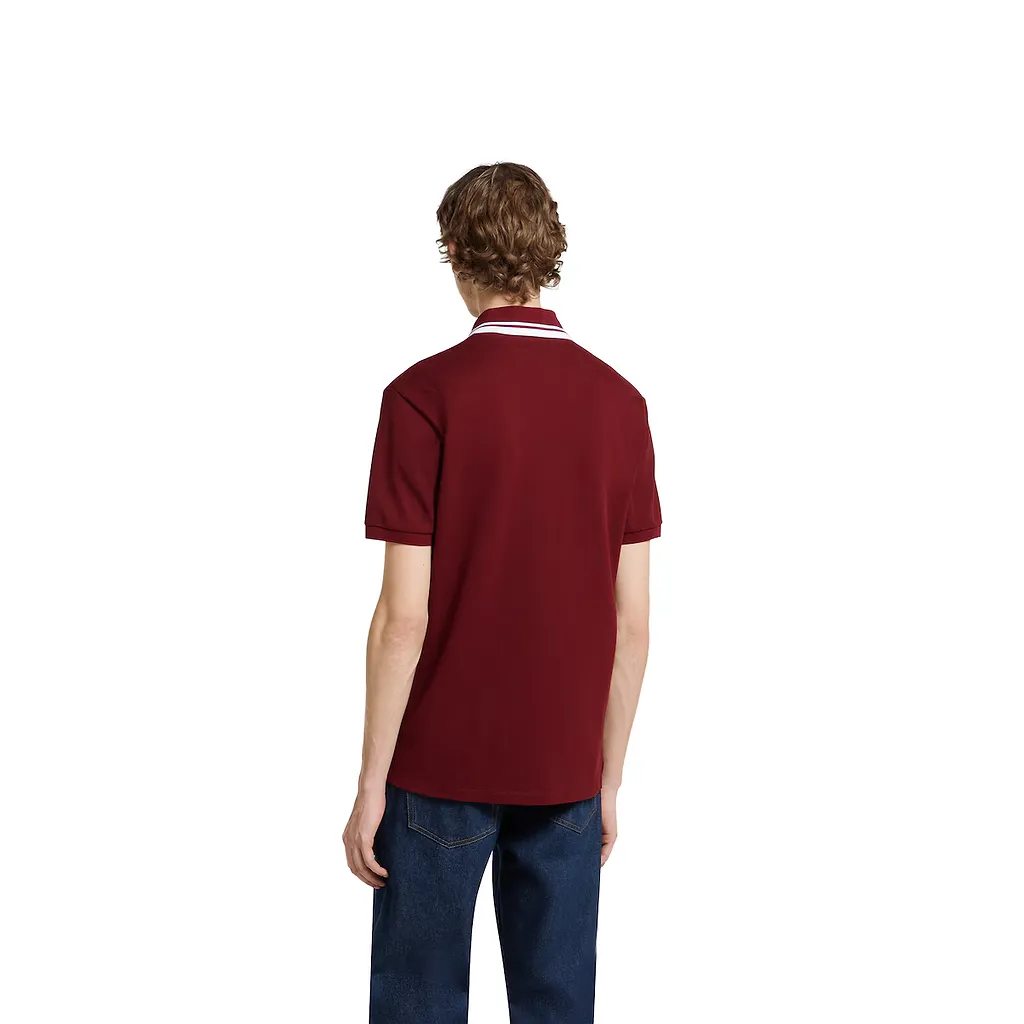 Cotton Piquet Polo Shirt With Embroidery