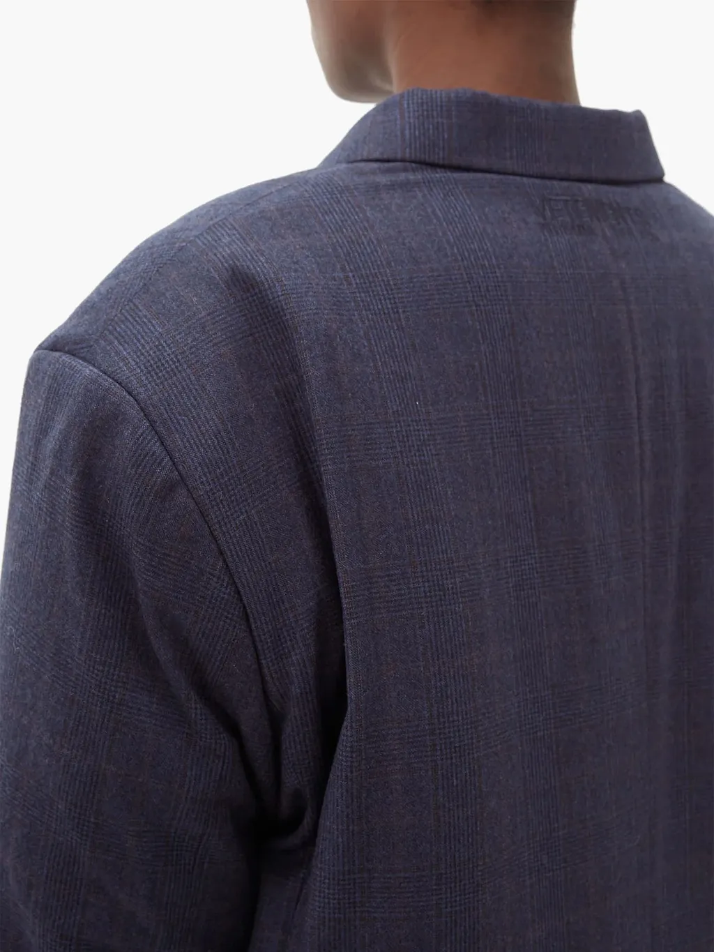 Checked Padded Coat 