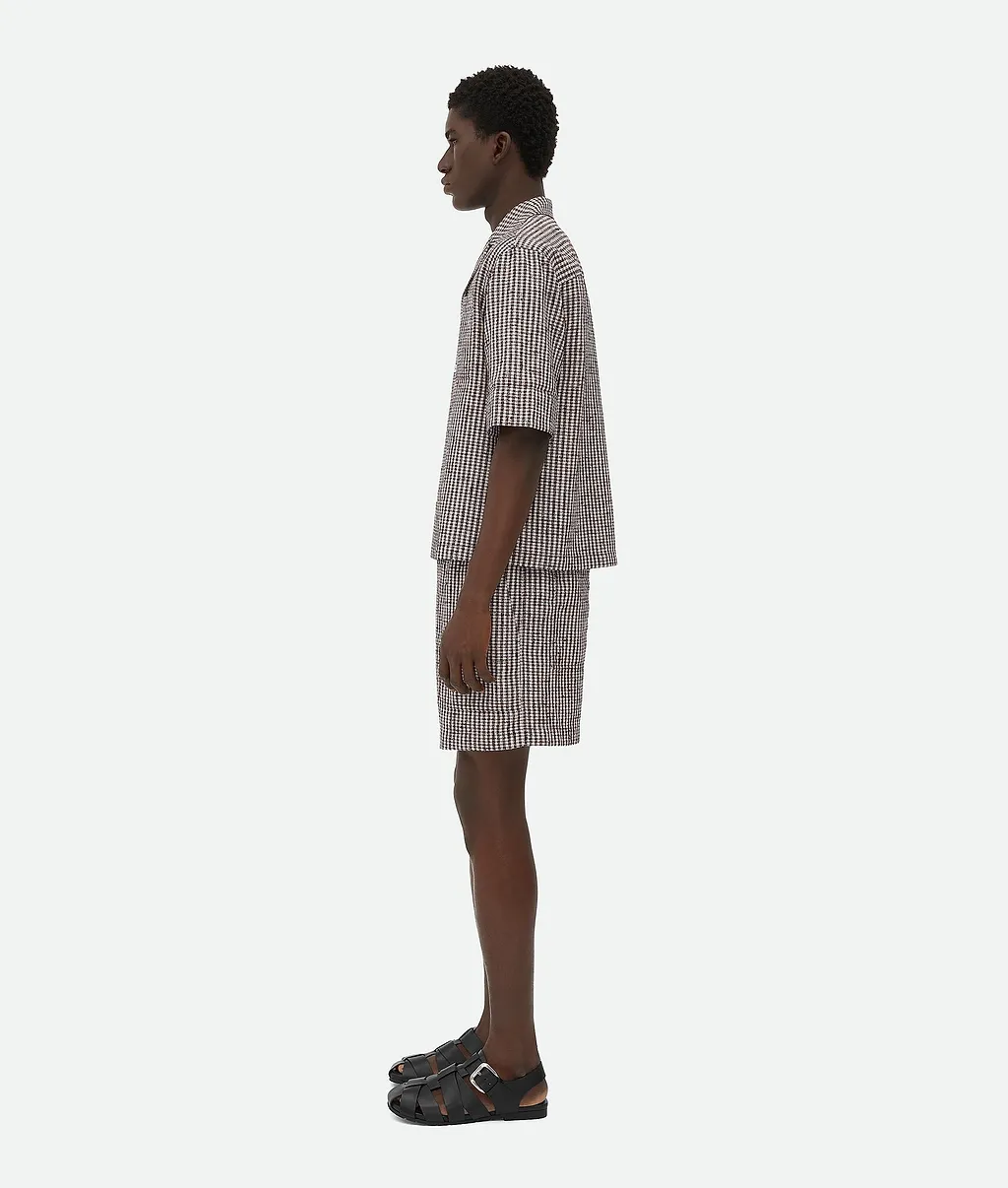 Knotted Viscose Check Shirt