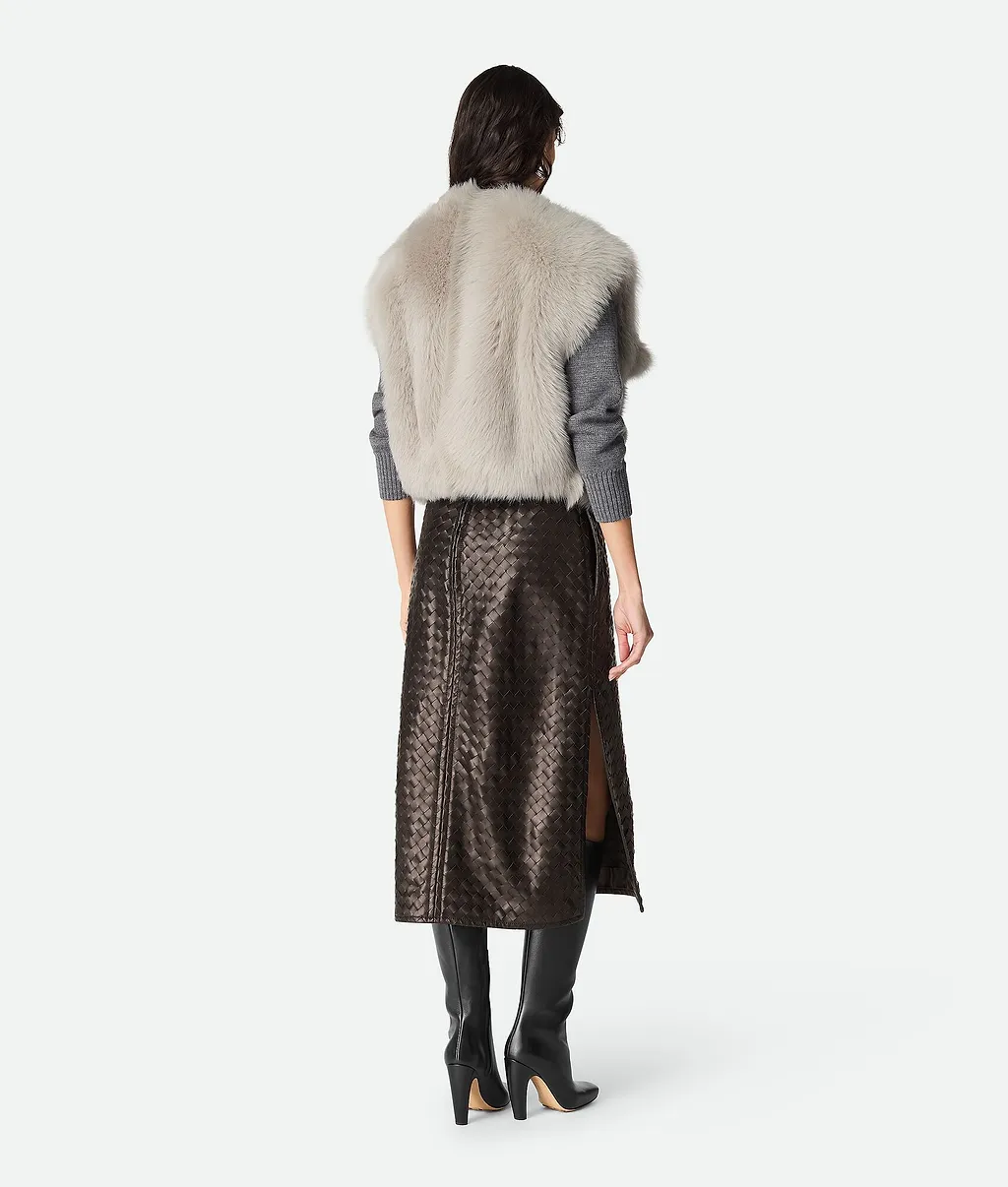 Toscana Shearling Cropped Gilet