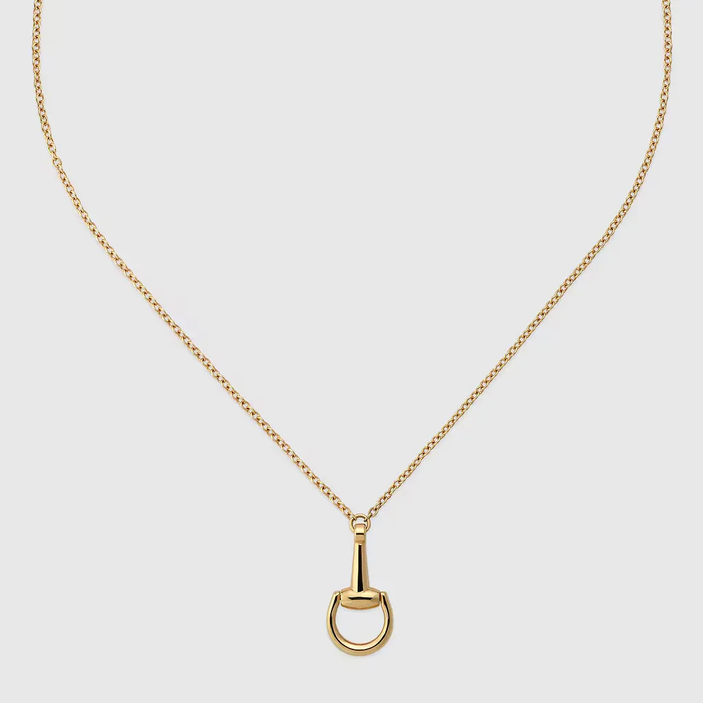 Gucci Horsebit 18K Chain Necklace