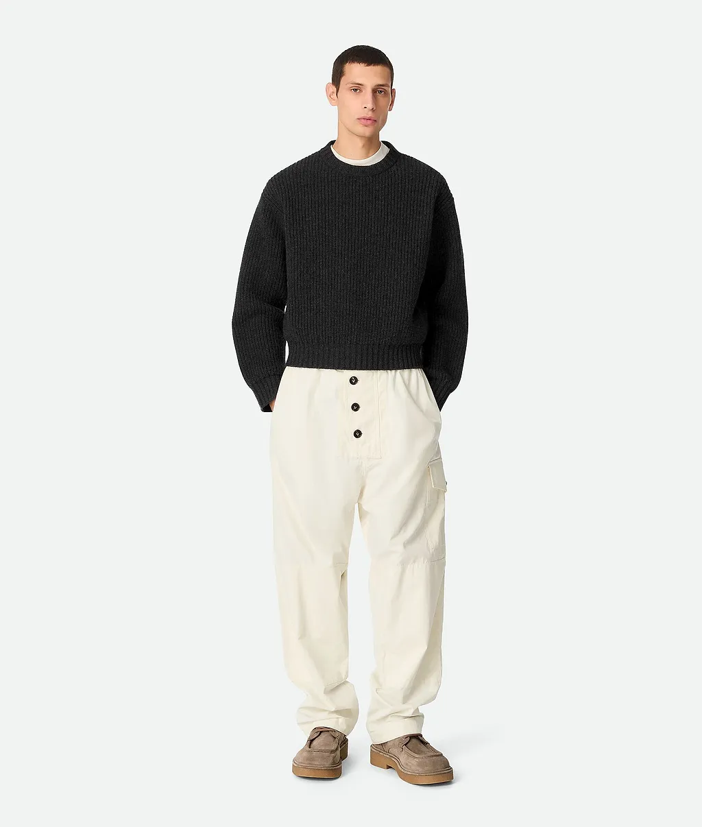 Light Cotton Twill Trousers
