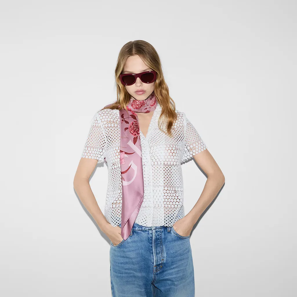 Printed Silk Carré