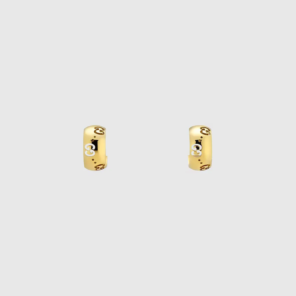 Icon 18K Gg Hoop Earrings