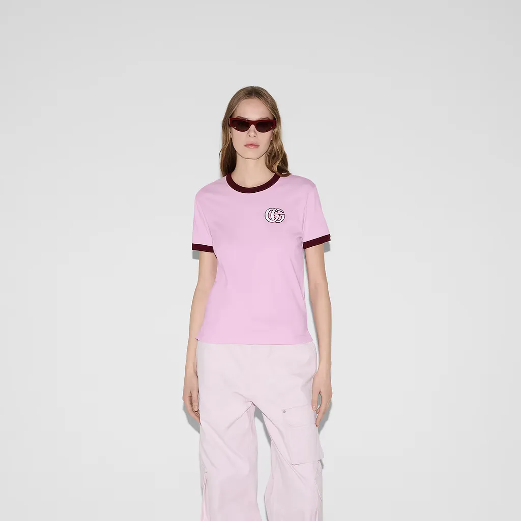Embroidered Cotton Jersey T-Shirt