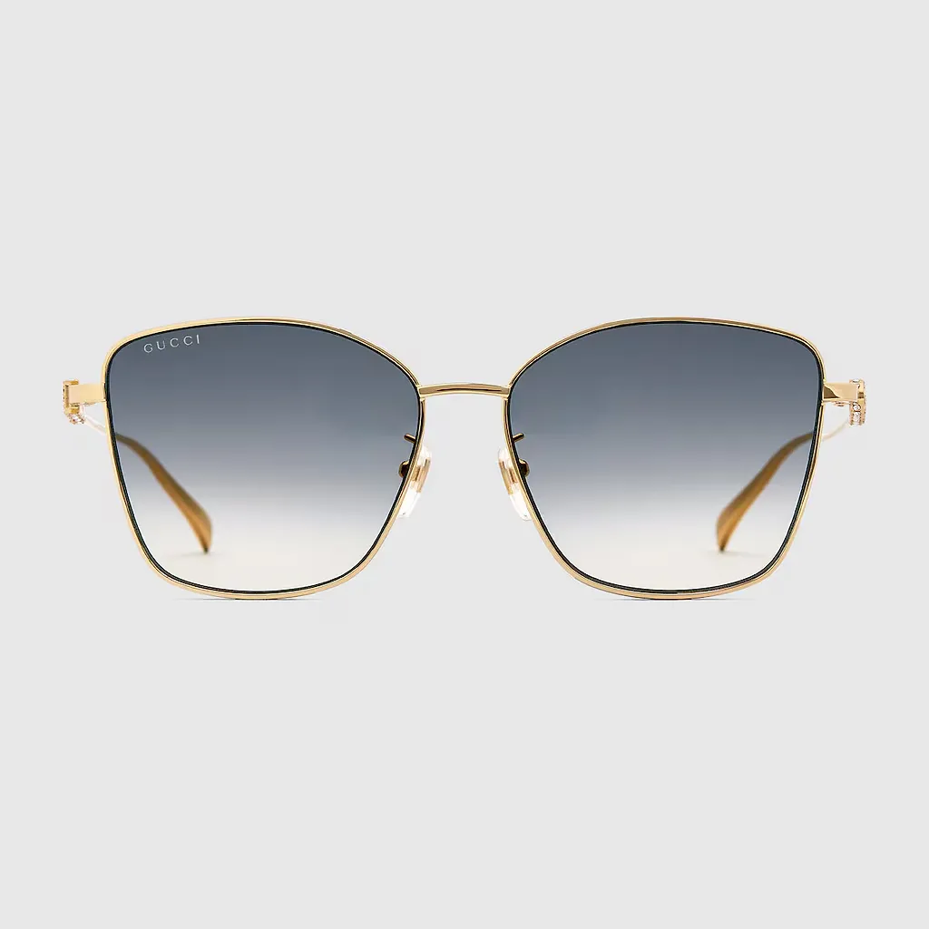 Low Nose Bridge Fit Butterfly Sunglasses