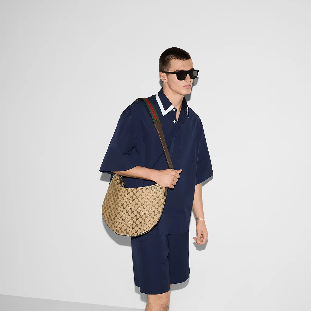 Gucci B Medium Shoulder Bag