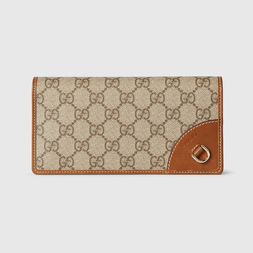 Gg Emblem Continental Wallet