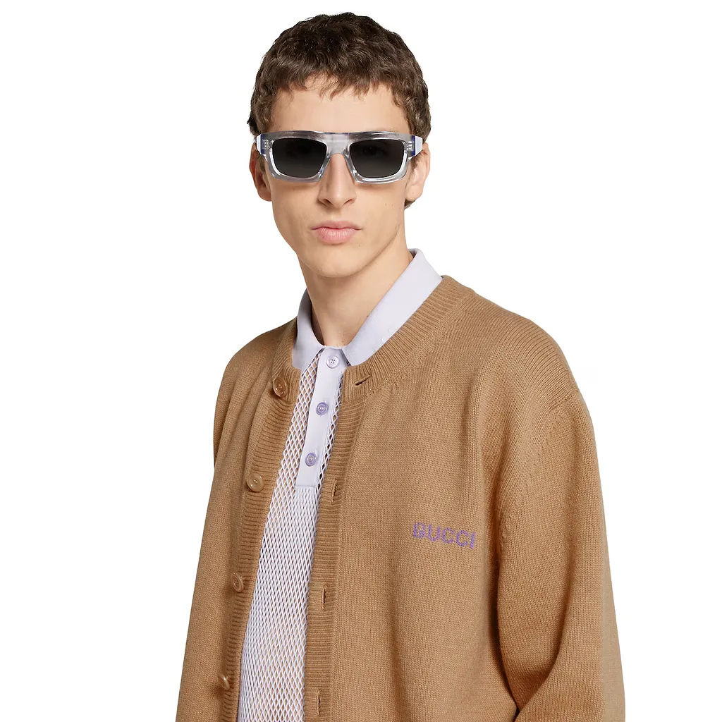 Wool Cashmere Knit Cardigan