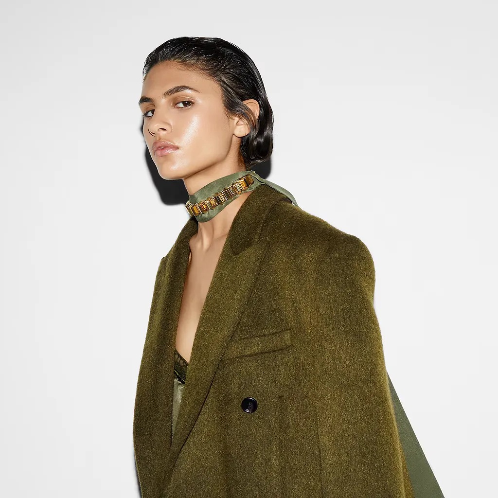 Wool Mohair Coat