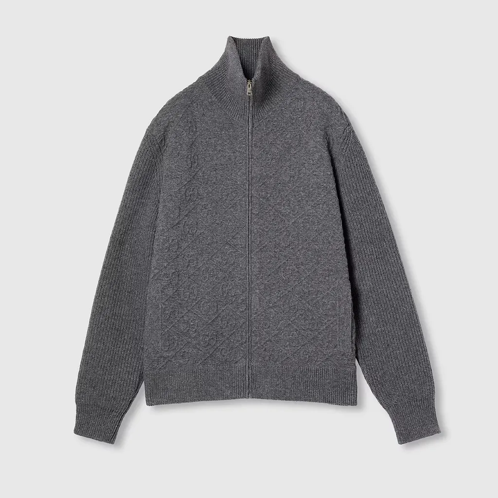 Embossed Gg Wool Sweater