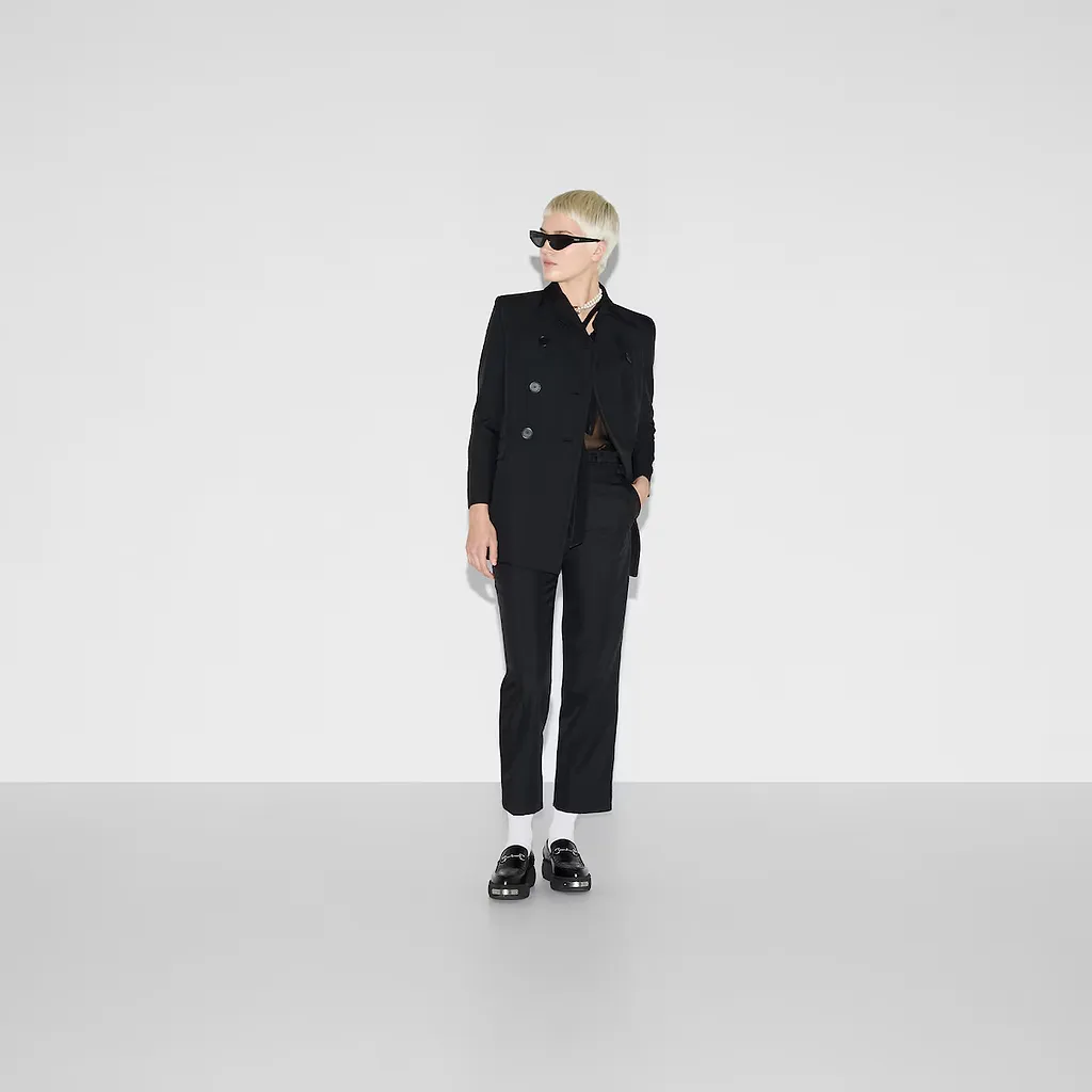 Fine Drill Jacket With Martingale