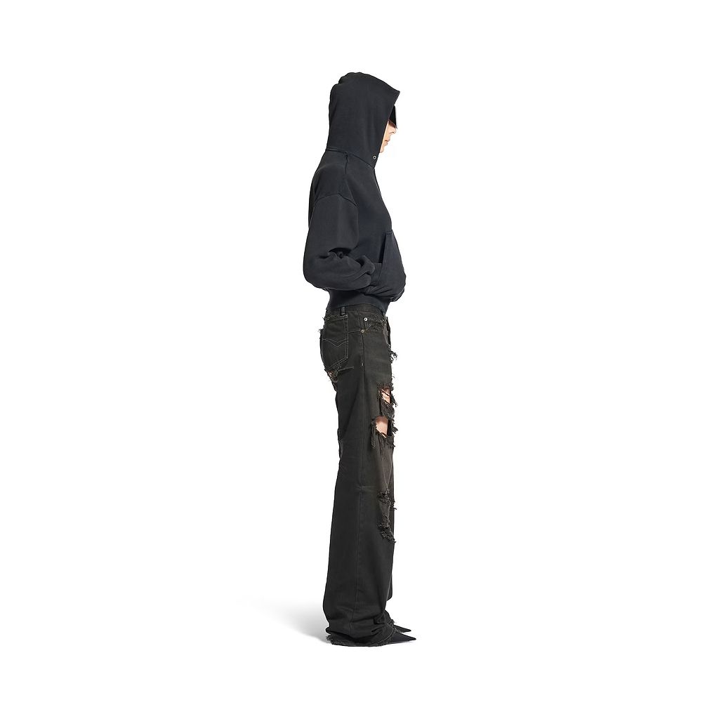 Fitted Low-Waist Pants
