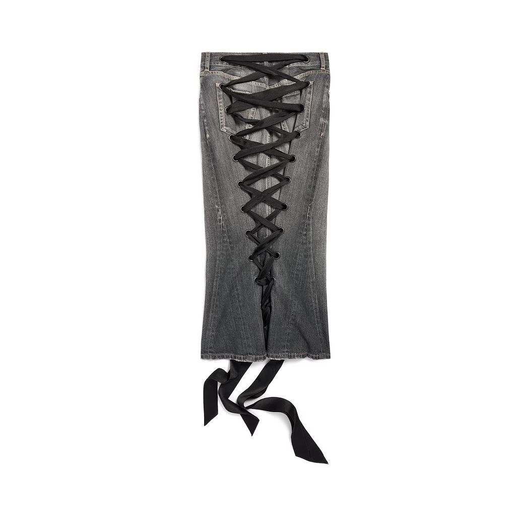Lace-Up Skirt