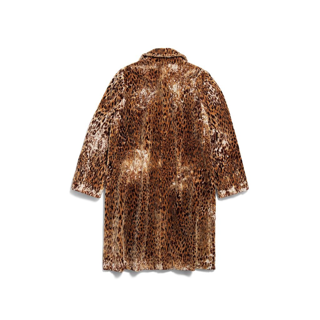 Leopard Shrunk Coat