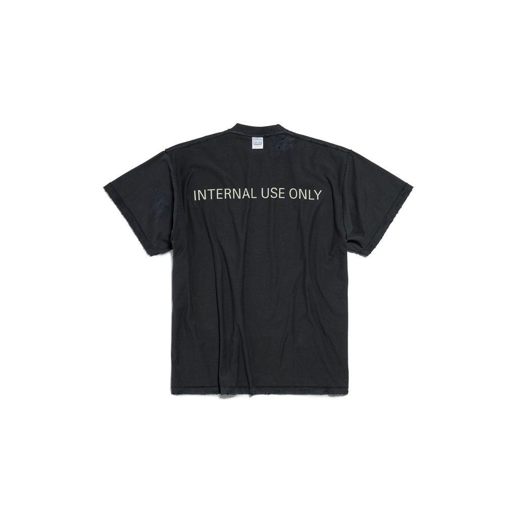 Internal Use Only Inside-Out T-Shirt Oversized