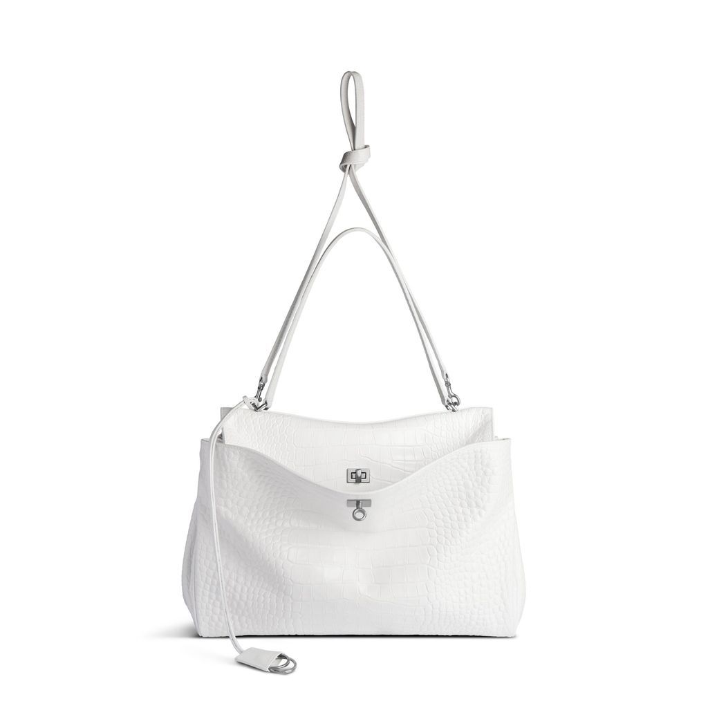 Rodeo Large Handbag Crocodile Embossed