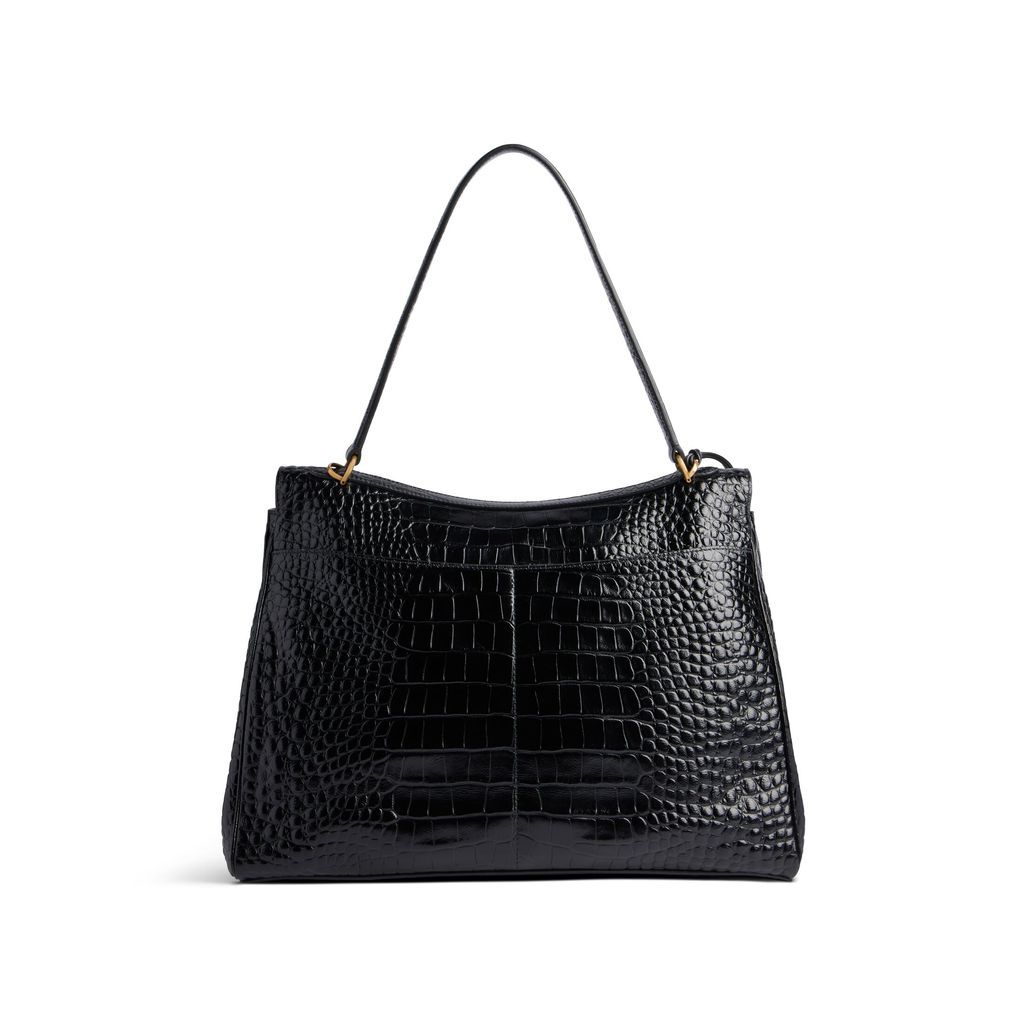 Rodeo Large Handbag Crocodile Embossed
