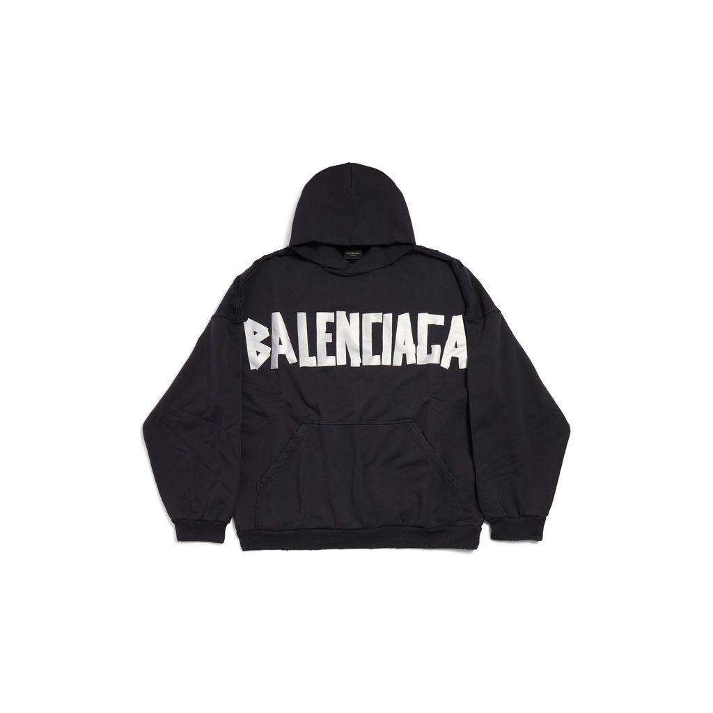 New Tape Type Hoodie Oversized