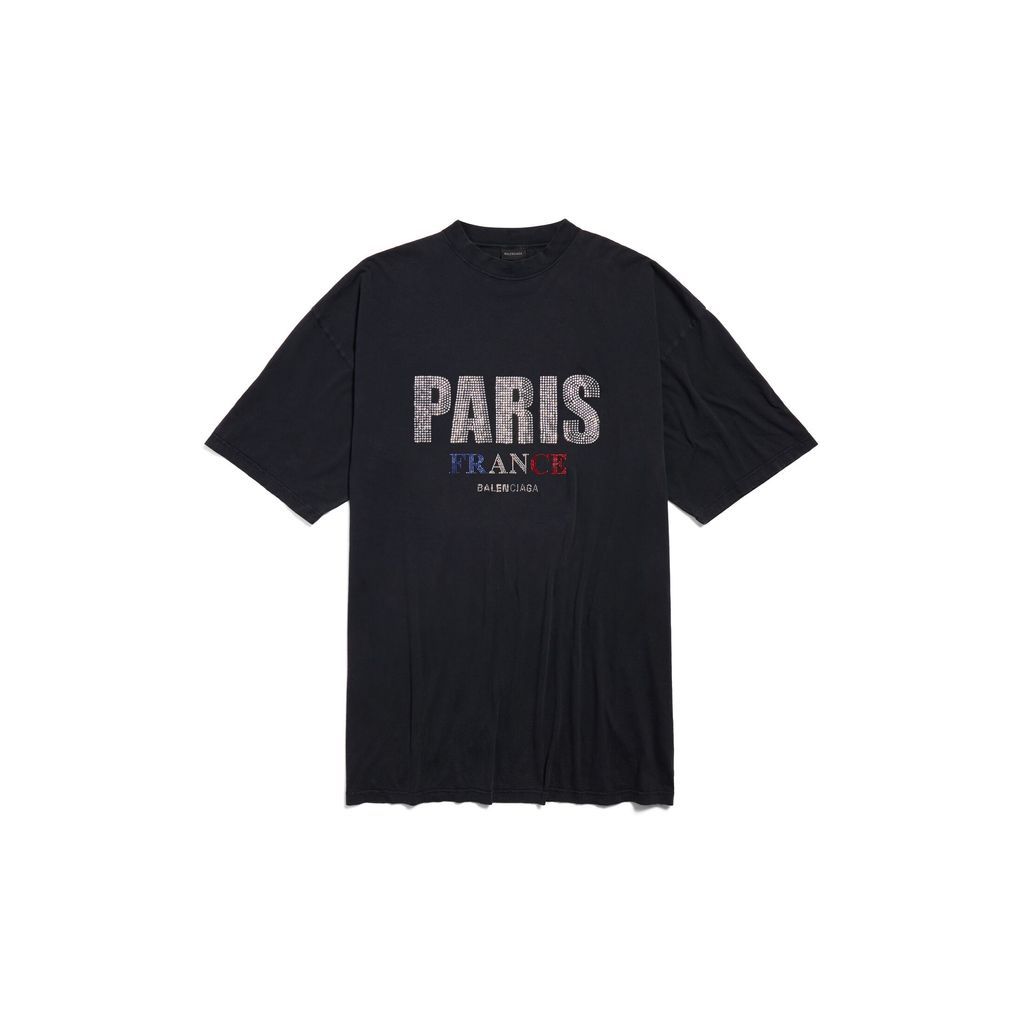 Paris Strass T-Shirt Dress