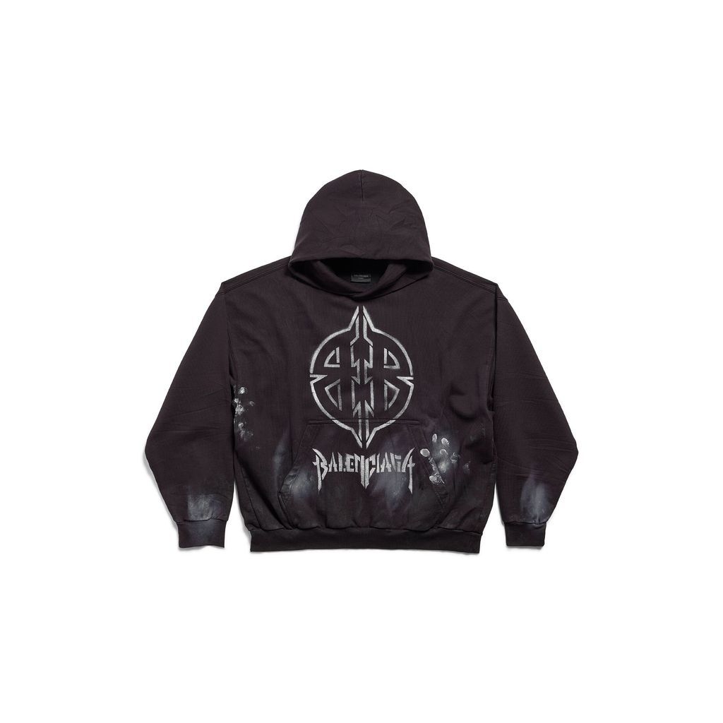 Metal BB Stencil Hoodie Medium Fit
