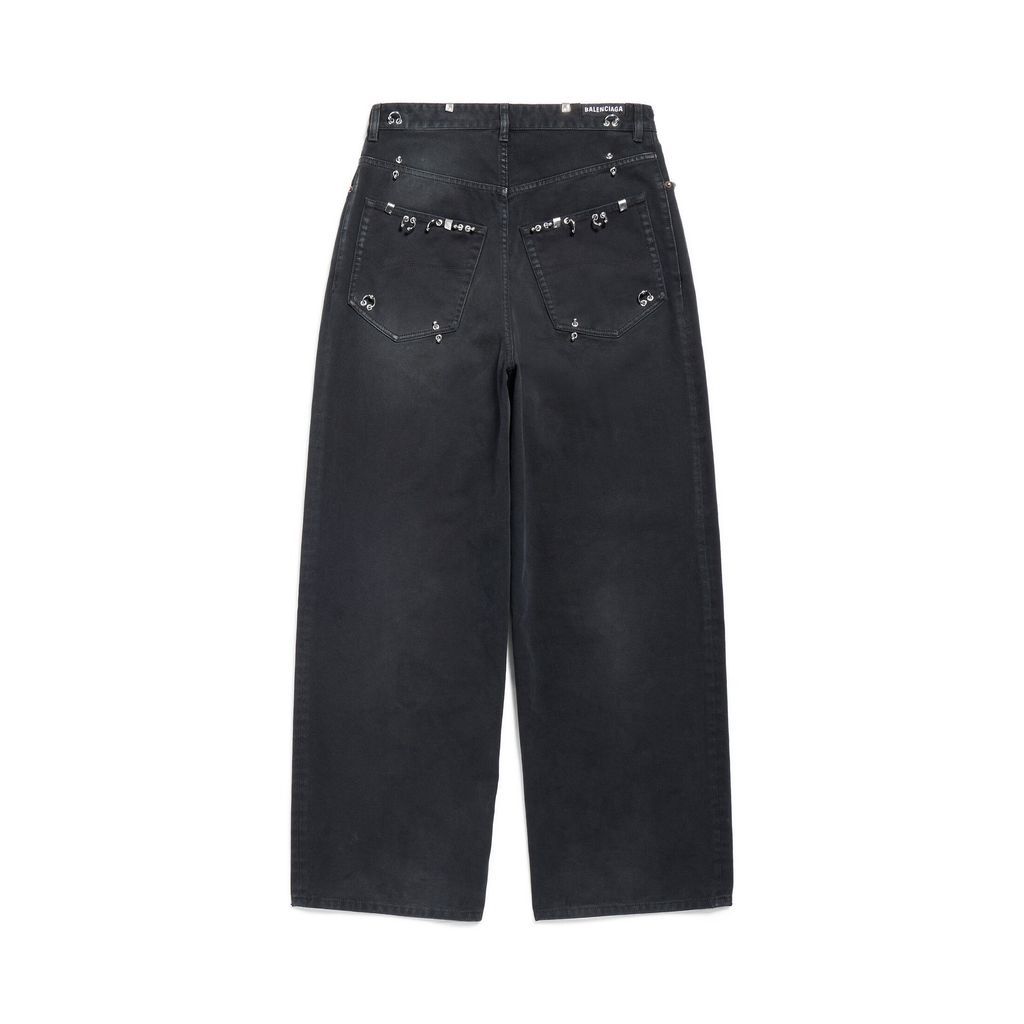 Pierced Baggy Pants