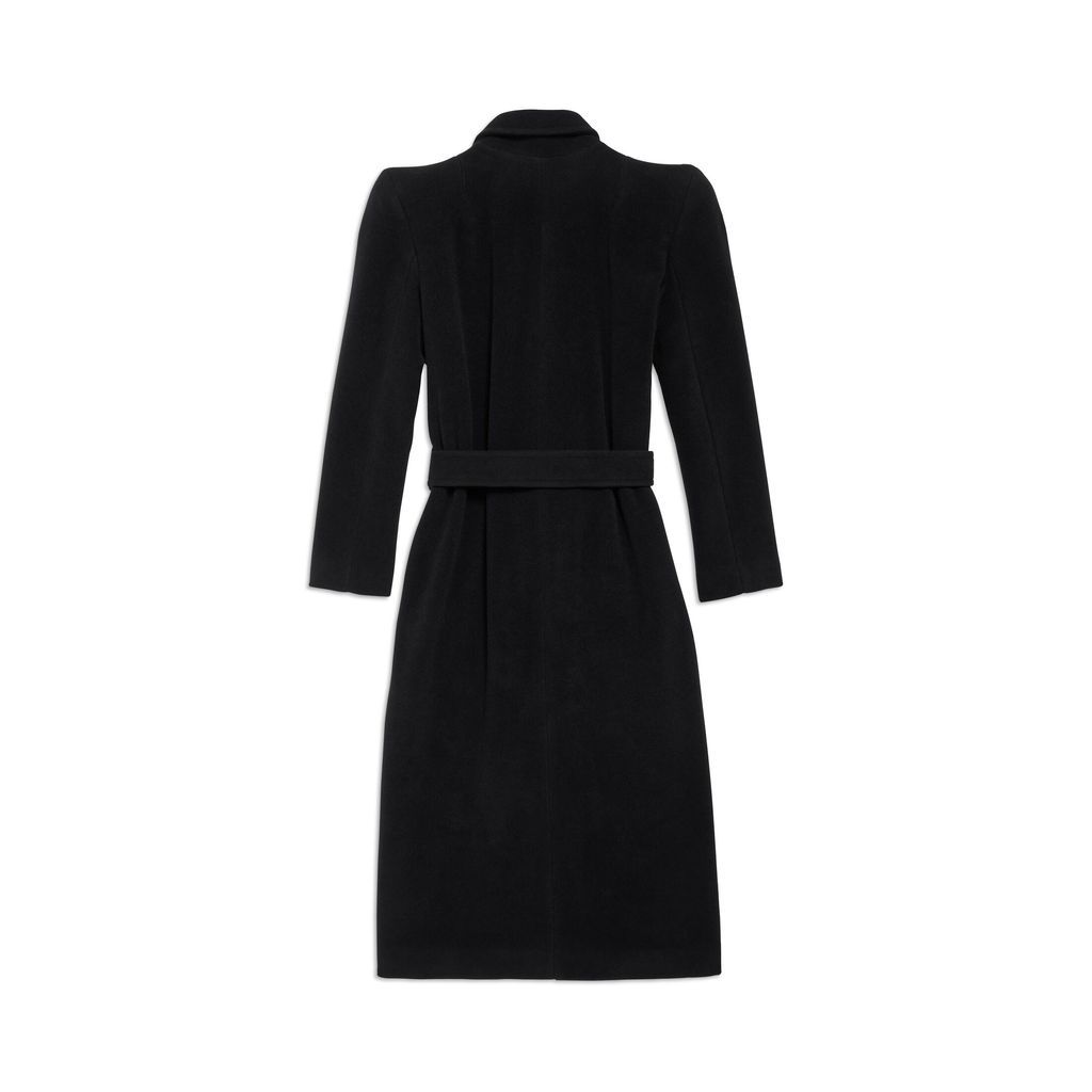 Round Shoulder Fitted Coat