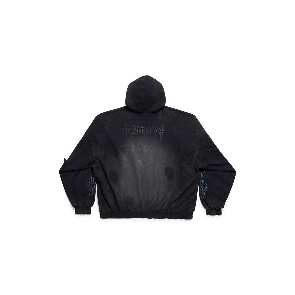 Paris Moon No Pocket Hoodie Oversized