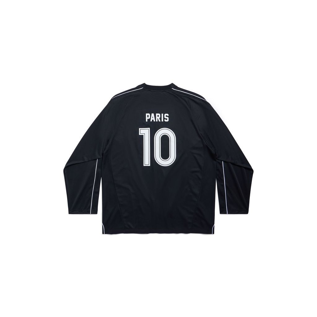 Paris Soccer Long Sleeve T-Shirt Oversized