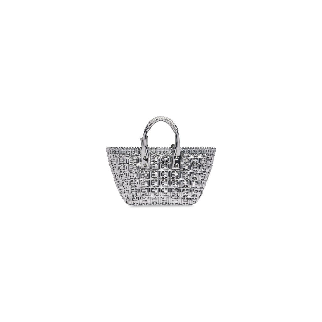 Bistro Xs Basket With Strap In Mirror Fabric
