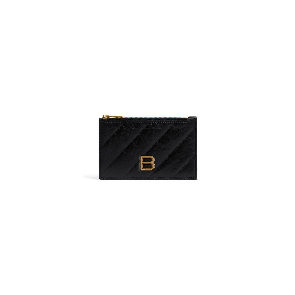 Crush Long Coin And Card Holder Quilted
