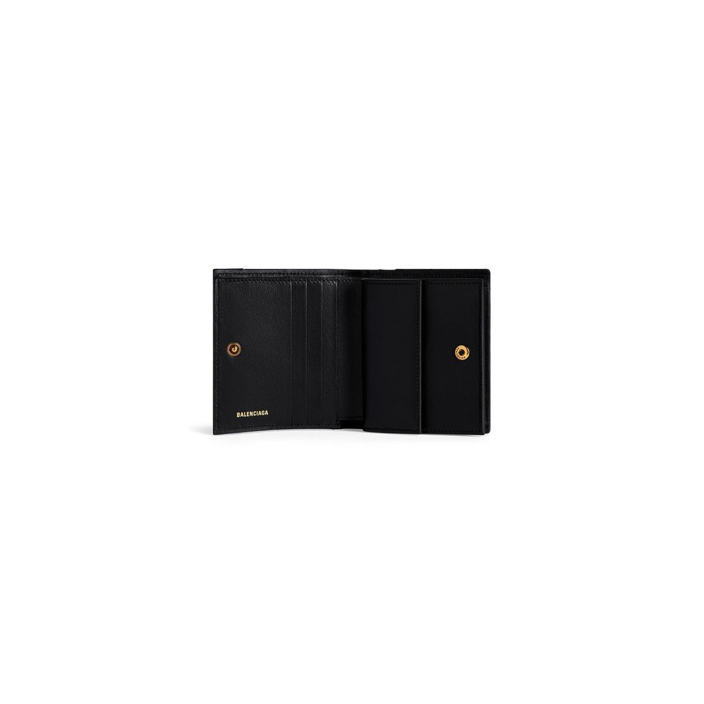 Crush Flap Coin And Card Holder Quilted