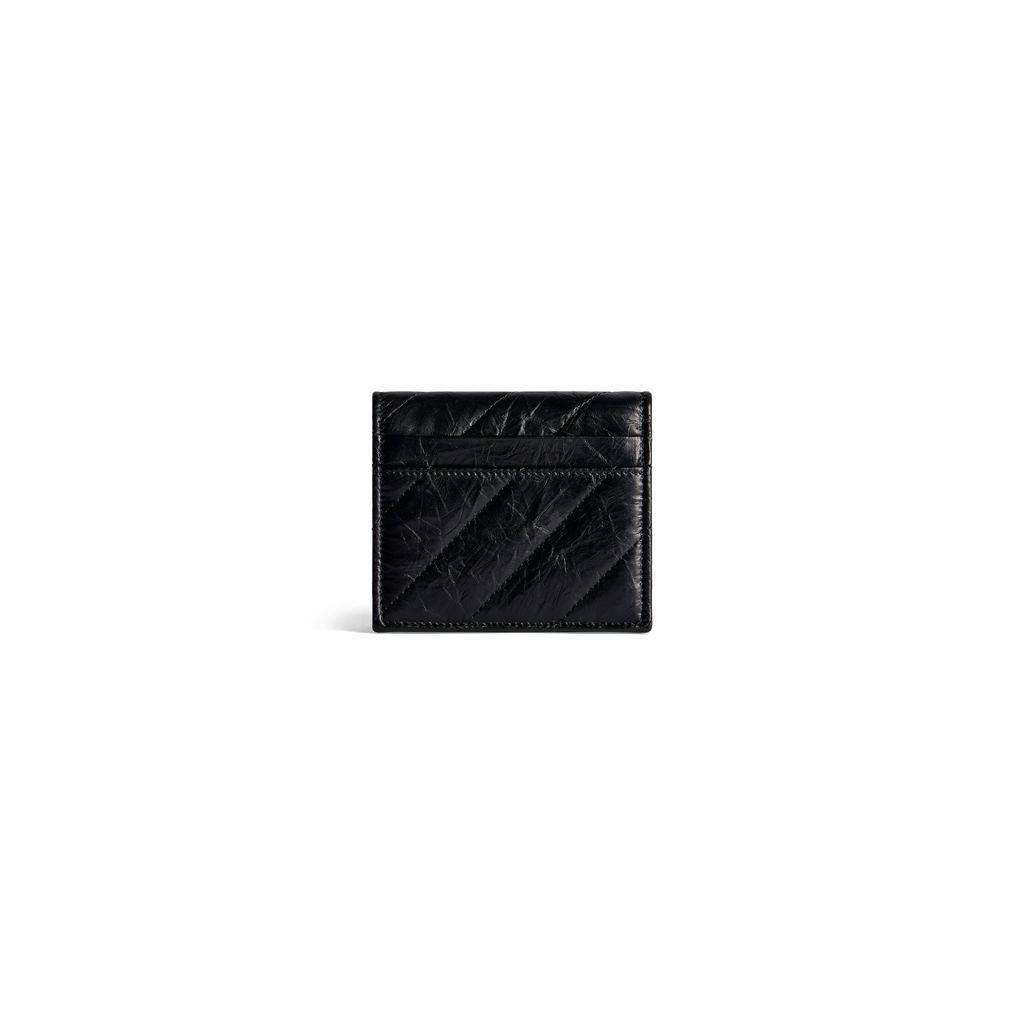 Crush Flap Coin And Card Holder Quilted