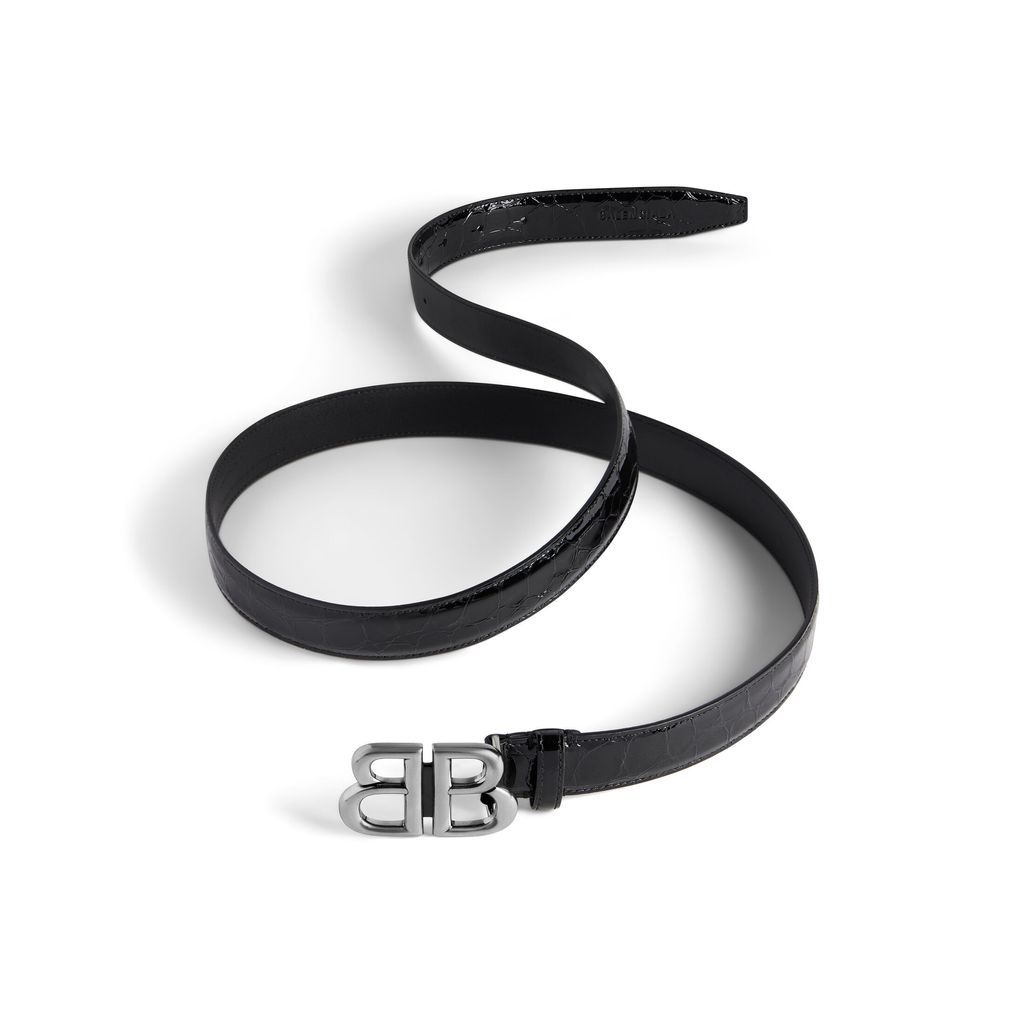 Monaco Belt Crocodile Embossed